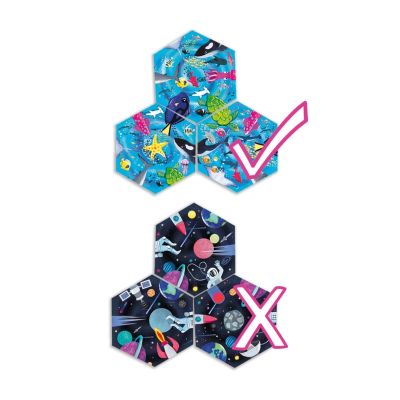 Image 3 of Under the Sea & Outer Space - Tangle Tiles  (£7.99)